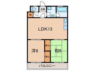 エクシ－ド舞子の物件間取画像